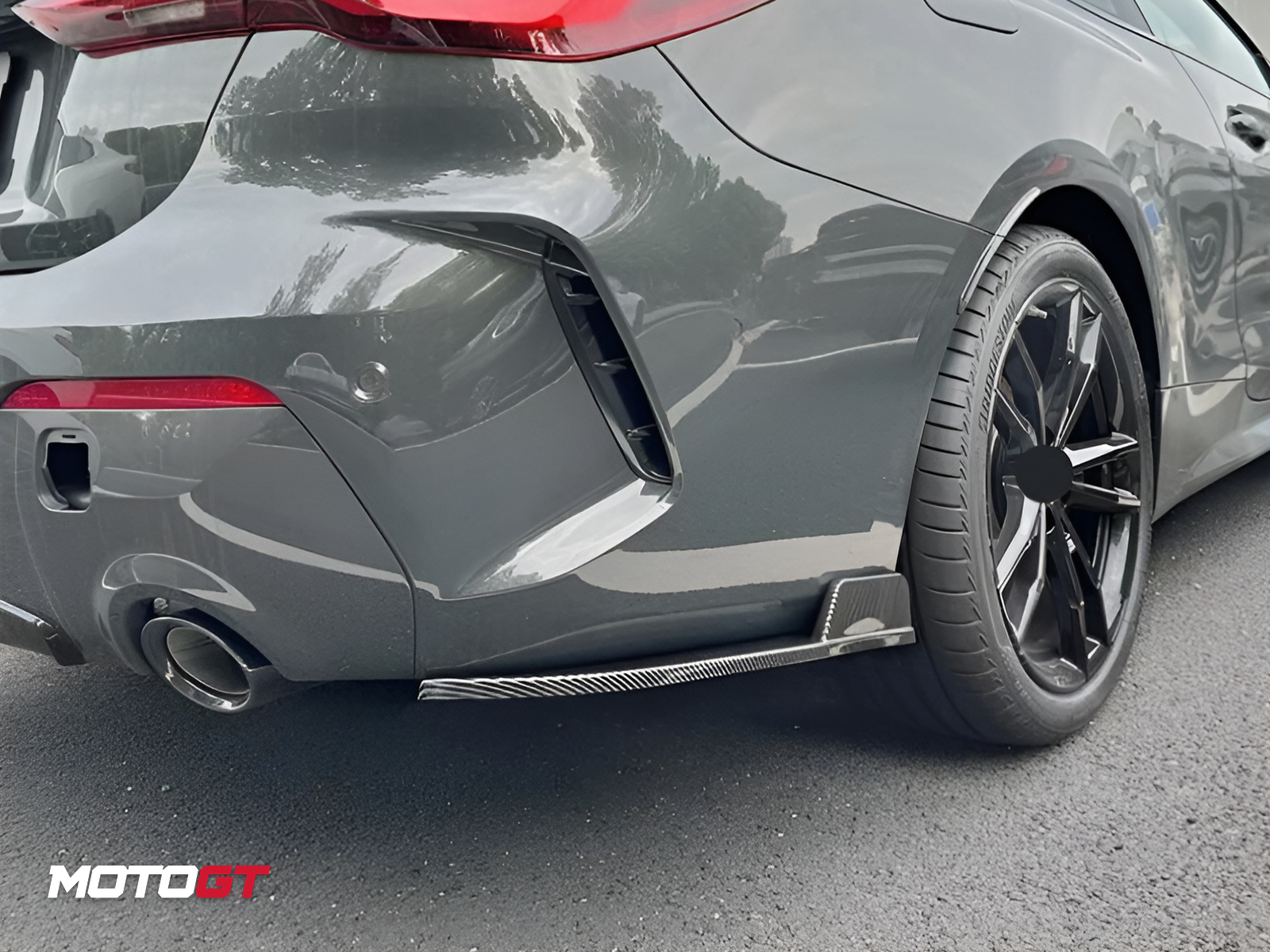 4 SERIES REAR BUMPER SPLITTER